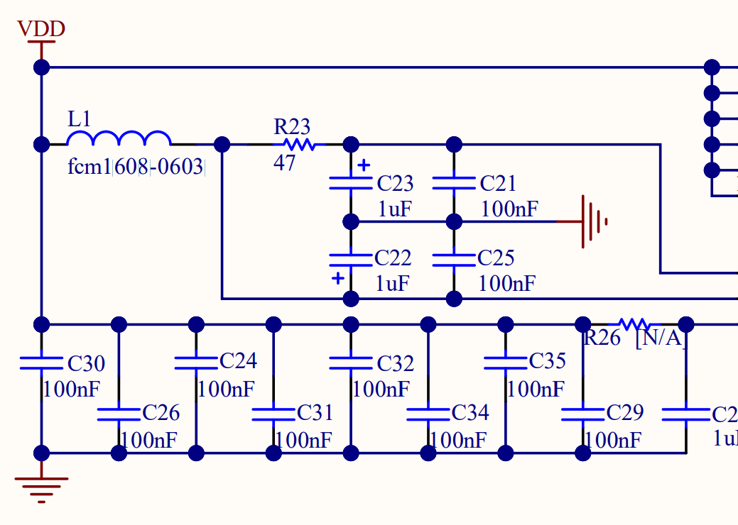 Electrolytic capacitor schematic